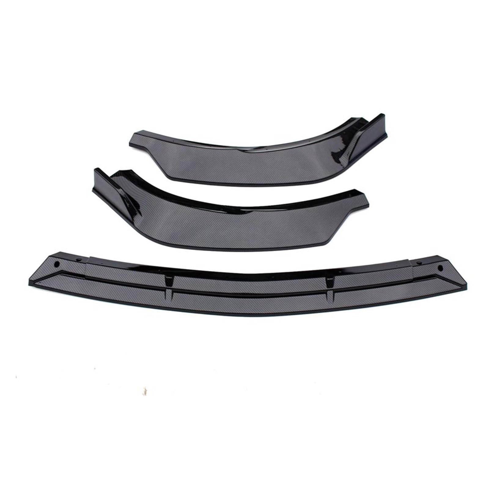 Auto Frontlippe Spoiler Für Benz Für CLA Klasse Für C118 Für X118 Für W118 2020-2023 Auto Front Lip Splitter Diffusor Körper Kits Spoiler Front Spoiler Lippe(Carbon Look) von Cvgffs