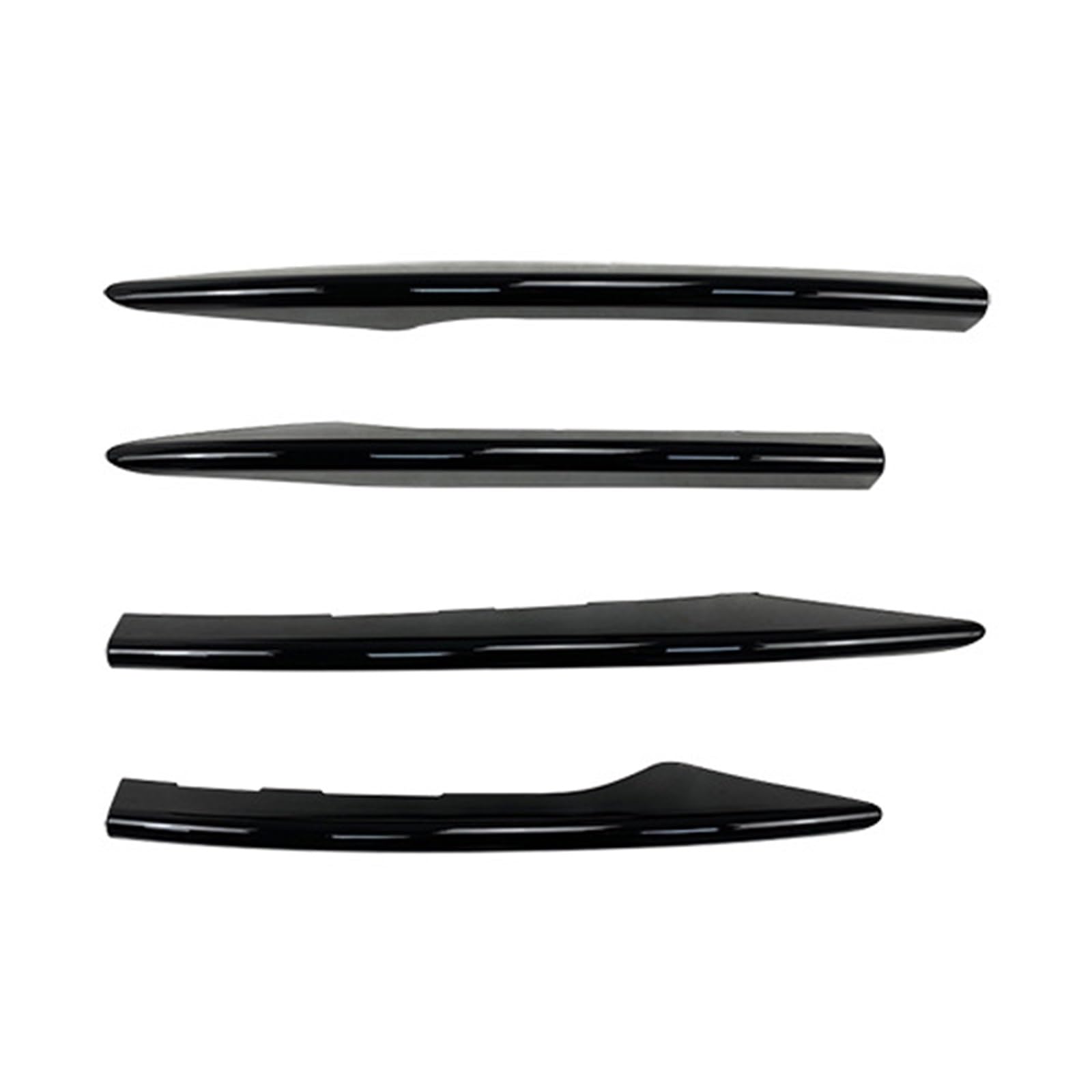 Auto Frontlippe Spoiler Für Benz Für E Klasse Für W213 Für E200 E260 E300 E300e E450 2021-2023 Auto Vorderen Stoßfänger Lip Spoiler Dekorieren Trim Front Spoiler Lippe(Gloss Black2) von Cvgffs