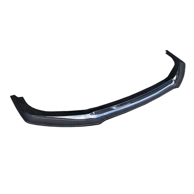 Auto Frontlippe Spoiler Für Civic Für 10. Für FK7 2016-2021 3PCS Auto Vorderen Stoßfänger Lip Spoiler Front Spoiler Lippe(Carbon Fiber Style) von Cvgffs