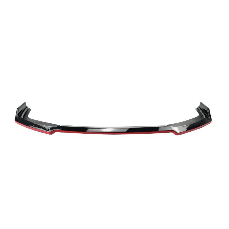 Auto Frontlippe Spoiler Für Civic Für 10th Für FK7 Für Fließheck Für SI 2016-2021 Auto Vorderen Stoßfänger Lip Spoiler 2 & 4 Tür Splitter Front Spoiler Lippe(Black Red) von Cvgffs