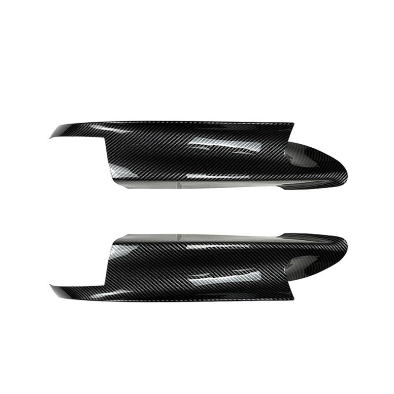 Auto Frontlippe Spoiler Für E90 E91 E92 E93 Für M3 2007-2013 Frontschürze Seite Spoiler Ecke Abdeckung Untere Platte Lippe Front Spoiler Lippe(Carbon Fiber Look) von Cvgffs