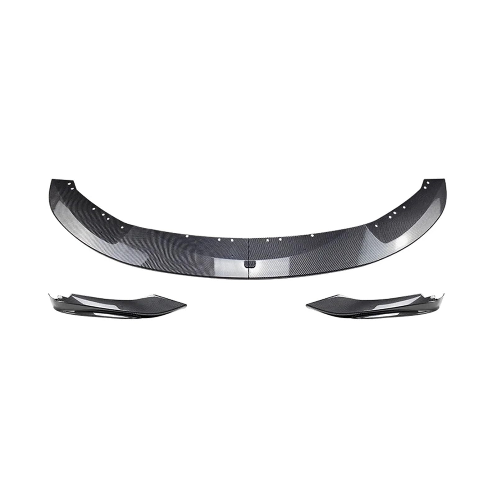 Auto Frontlippe Spoiler Für F32 F33 F36 Für 4 Serie Für 420i 425i 430i 440i Für M440i 2014-2020 Auto Frontschürze Lip Spoiler Front Spoiler Lippe(Carbon Look (4pcs)) von Cvgffs