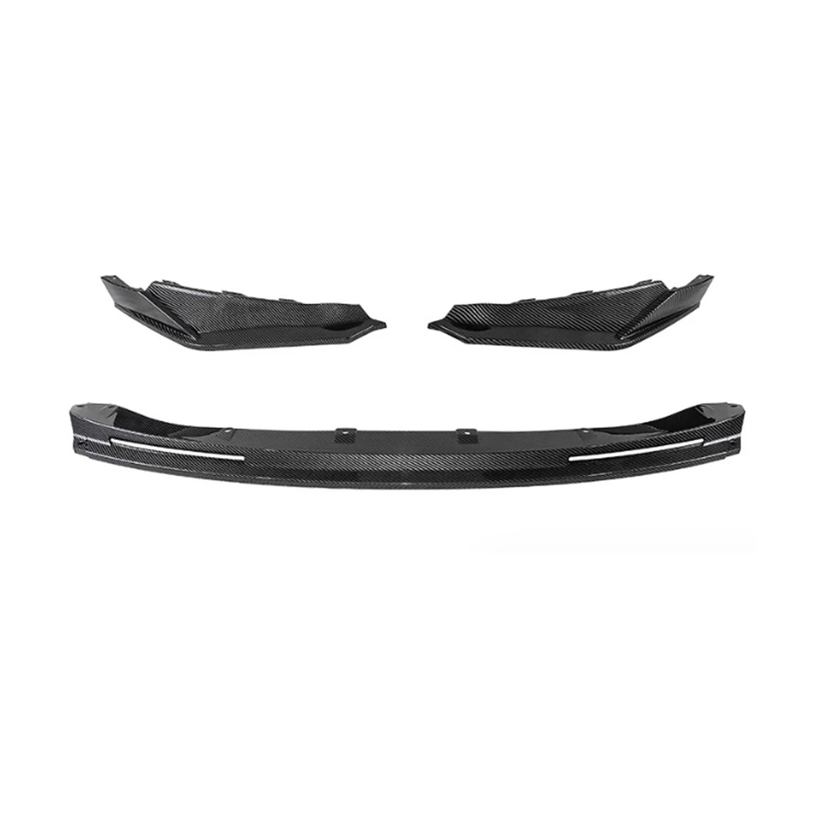 Auto Frontlippe Spoiler Für M3 Für G80 Für M4 Für G82 2021-2023 + Auto Vorderen Stoßfänger Lip Spoiler Diffusor Splitter Körper Kits Front Spoiler Lippe(Carbon look) von Cvgffs