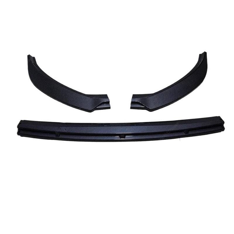 Auto Frontlippe Spoiler Für Seat Für Ibiza Für MK5 Für Standard Für FR 2017-2024 + Auto Vorderen Stoßfänger Lip Unteren Diffusor Splitter Canard Spoiler Body Kit Front Spoiler Lippe(Carbon Look) von Cvgffs