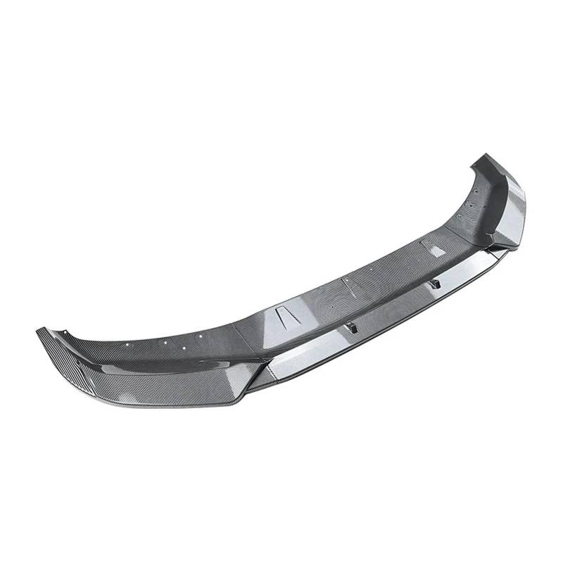 Auto Frontlippe Spoiler Für X1 Für IX1 Für U11 2023 2024 + Für M-Sport Auto Vorderen Stoßfänger Lip Body Kit Front Spoiler Lippe(Carbon Fiber Look) von Cvgffs