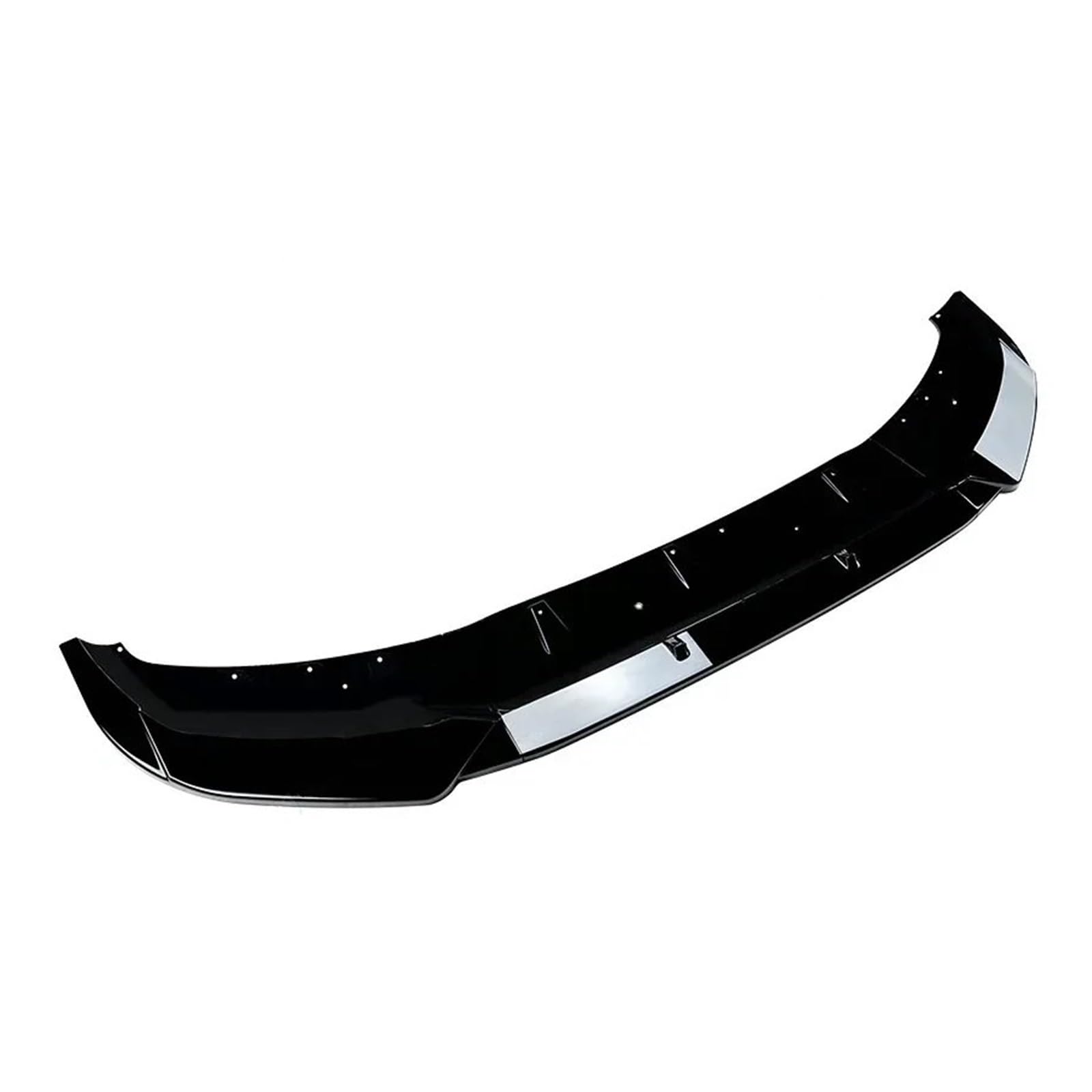 Auto Frontlippe Spoiler Für X1 Für U11 Für M-Sport 2023 + Auto Front Stoßstange Splitter Lip Spoiler Körper Kit Auto Diffusor Stoßstange Lip Front Spoiler Lippe(Gloss Black) von Cvgffs