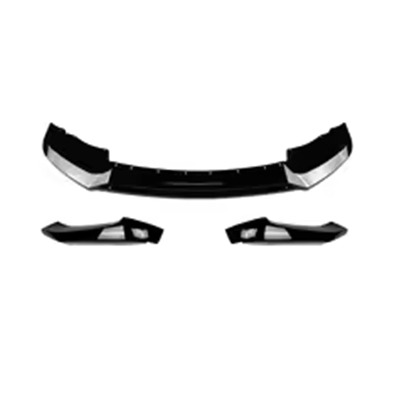 Auto Frontlippe Spoiler Für X3 F25 Für X4 F26 Für LCI Für M-Sport 2014-2017 Front Diffusor Körper Kit Schürzen Schutz Trim Auto Front Lip Front Spoiler Lippe(Glossy black1) von Cvgffs