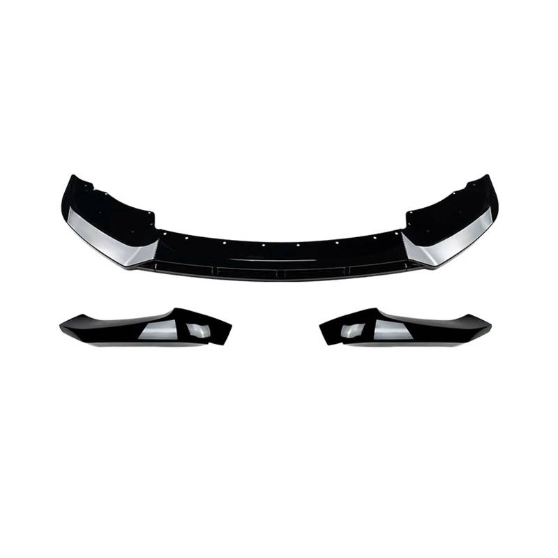 Auto Frontlippe Spoiler Für X3 Für F25 Für X4 Für F26 Für LCI Für M-Sport 2014-2017 Front Diffusor Körper Kit Schürzen Schutz Trim Auto Front Lip Front Spoiler Lippe(Glossy black1) von Cvgffs