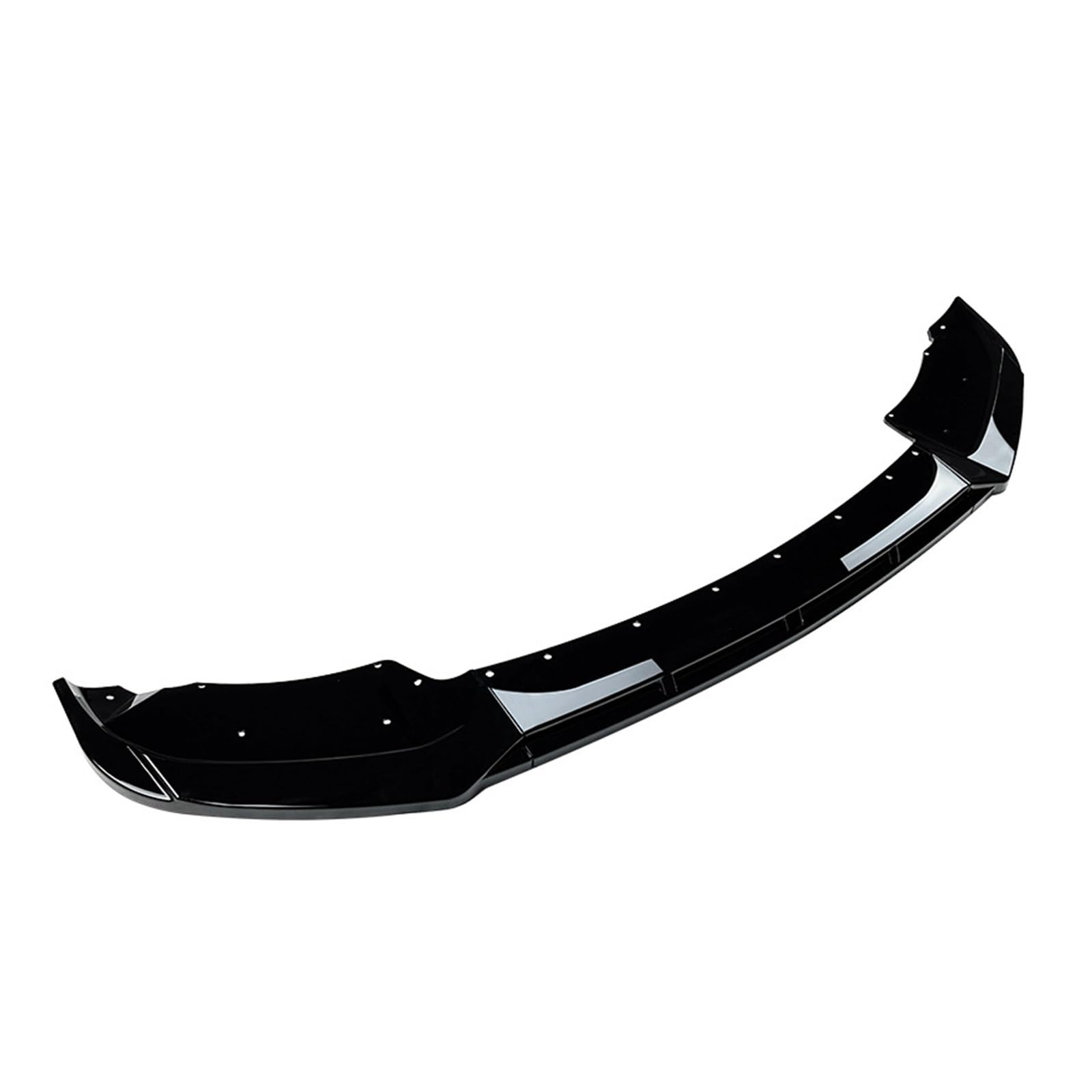 Auto Frontlippe Spoiler Für X3 Für F25 Für X4 Für F26 Für LCI Für M-Sport 2014-2018 Auto Vorderen Stoßfänger Spoiler Lip Untere Klinge Platte Trim Körper Kit Front Spoiler Lippe(Gloss Black) von Cvgffs