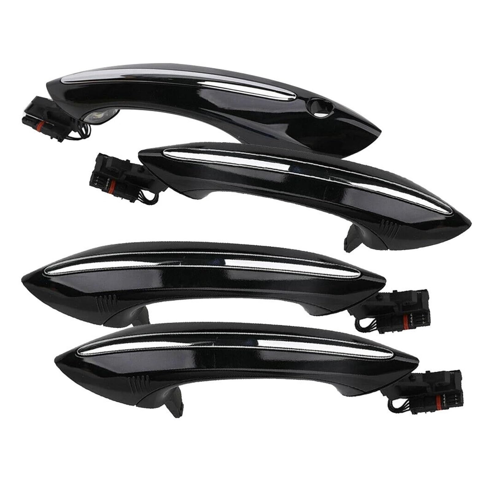 Auto Linkslenker Außentürgriff Für 5 6 7 Serie F07 F10 F11 F06 F12 F13 F01 F02 51217231931 4X Schwarz Auto Außentür Griff Eintrag Tür Griff Set Exterieur Auto Türgriff von Cvgffs