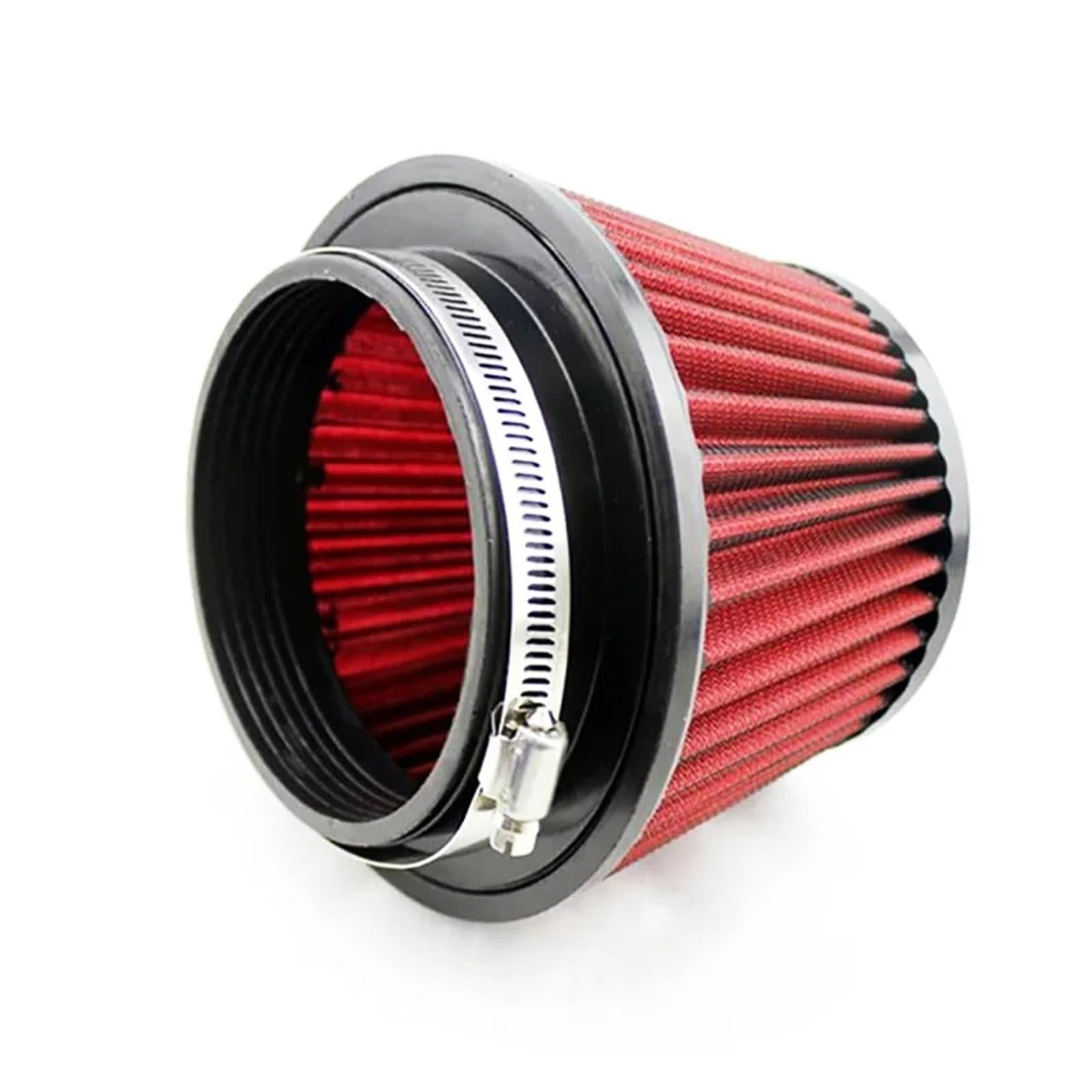 Auto Lufteinlass Aus Universal-Luftfilter 115 Mm Für Auto-Einlass Wiederverwendbar Modifizierter Pilzkopf-Luftfilter Auto-Zubehör Rot/blau Auto Lufteinlässe(Red) von Cvgffs