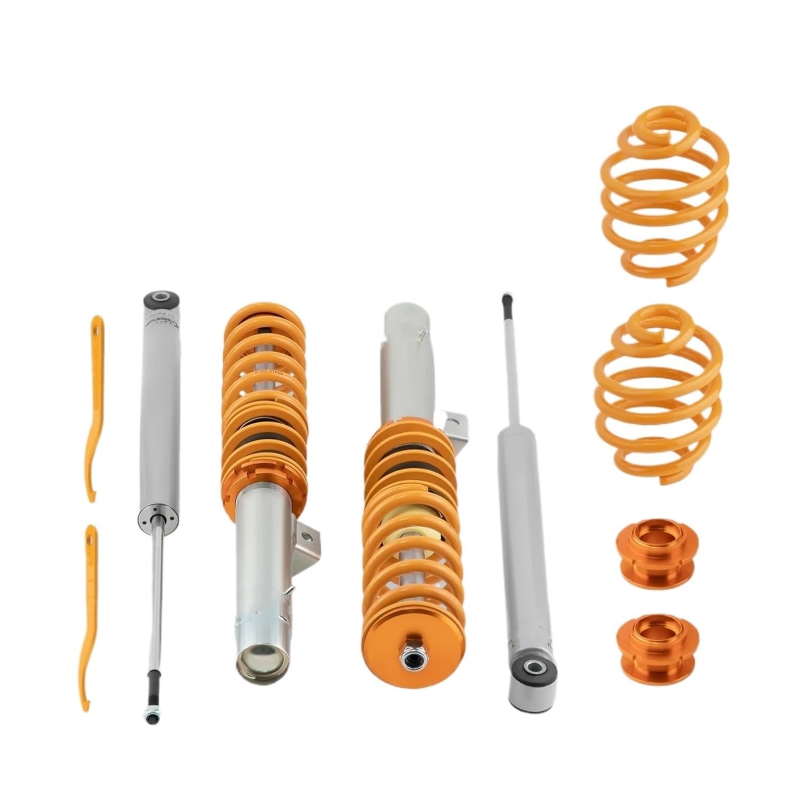 Auto-Stoßdämpfer Für E46 3 Serie 320i 323i 325ci 330ci 320cd 1998-2006 Gewindefahrwerk Strut Shock Kits Einstellbare Höhe Gewindefahrwerk Struts Schocks Dämpfer Federung von Cvgffs