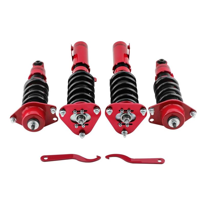 Auto-Stoßdämpfer Für Toyota Für Celica T23 Für Coupe 2000-2006 1,8 16V VT-ich Volle Gewindefahrwerk Suspension Kit Gewindefahrwerk Federbein Set Stoßdämpfer Dämpfer Federung von Cvgffs