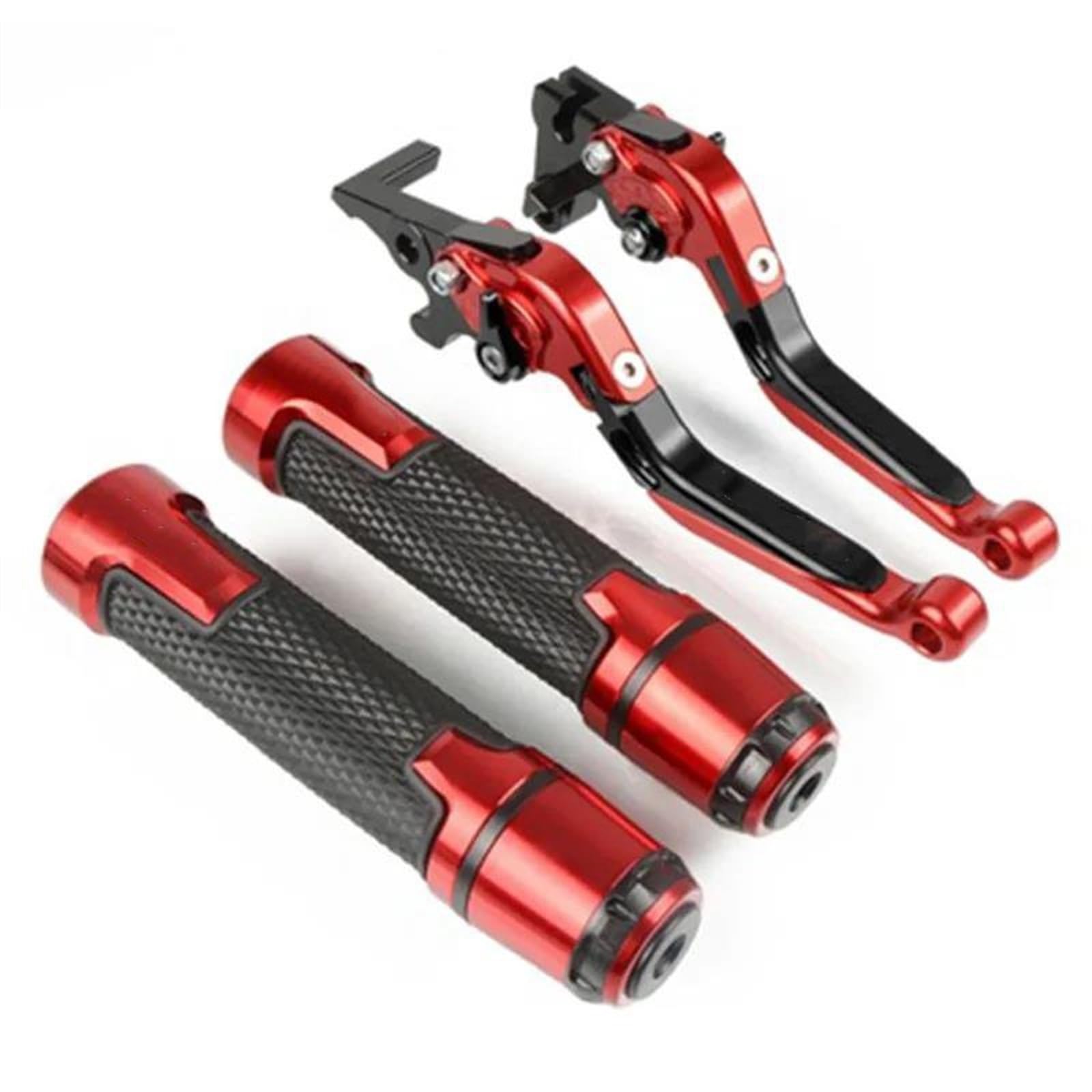 Bremshebel Für CB650R CBR650R CB650FCBR650F Modifizierter Hornlenker Motorradgriffgriff Und Motorradbremspumpenkupplungshebel Bremsgriff(Red) von Cvgffs