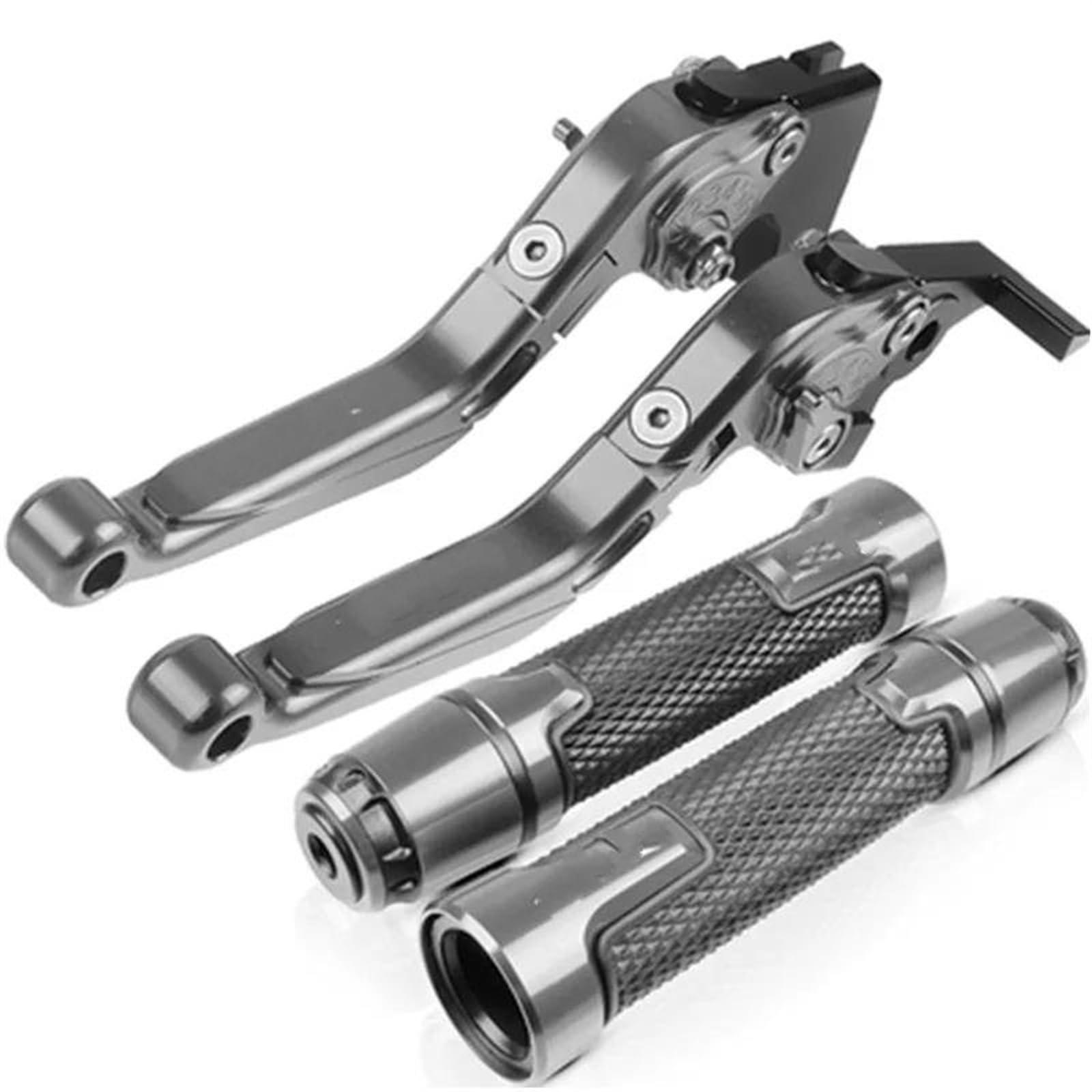 Bremshebel Für CB650R CBR650R CB650FCBR650F Modifizierter Hornlenker Motorradgriffgriff Und Motorradbremspumpenkupplungshebel Bremsgriff(Titanium) von Cvgffs