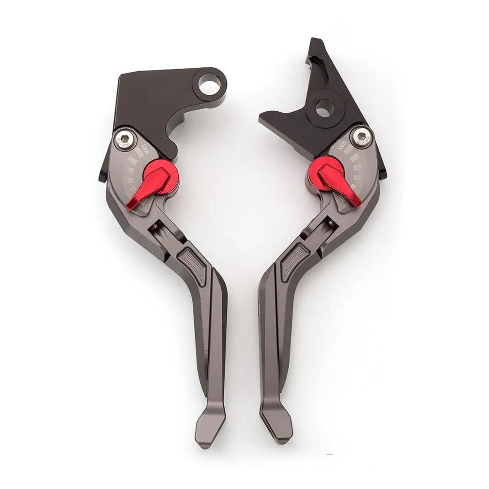 Bremshebel Für Daytona 675R 2011-2016 CNC 3D Verstellbare Faltbare Ausziehbare Motorradbremskupplungshebel Griffgriffe Set Bremsgriff(Gray Lever) von Cvgffs