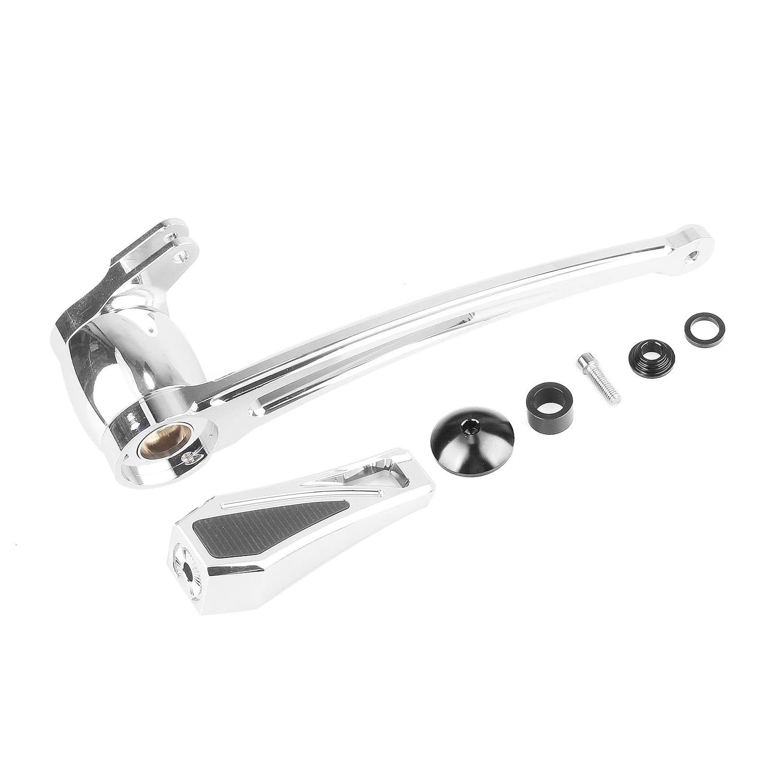 Bremshebel Für Touring Trike 2008-2013 Motorrad 16mm Hebel Gangschaltung Bremshebel Peg Pedal Bremsgriff(Chrome) von Cvgffs