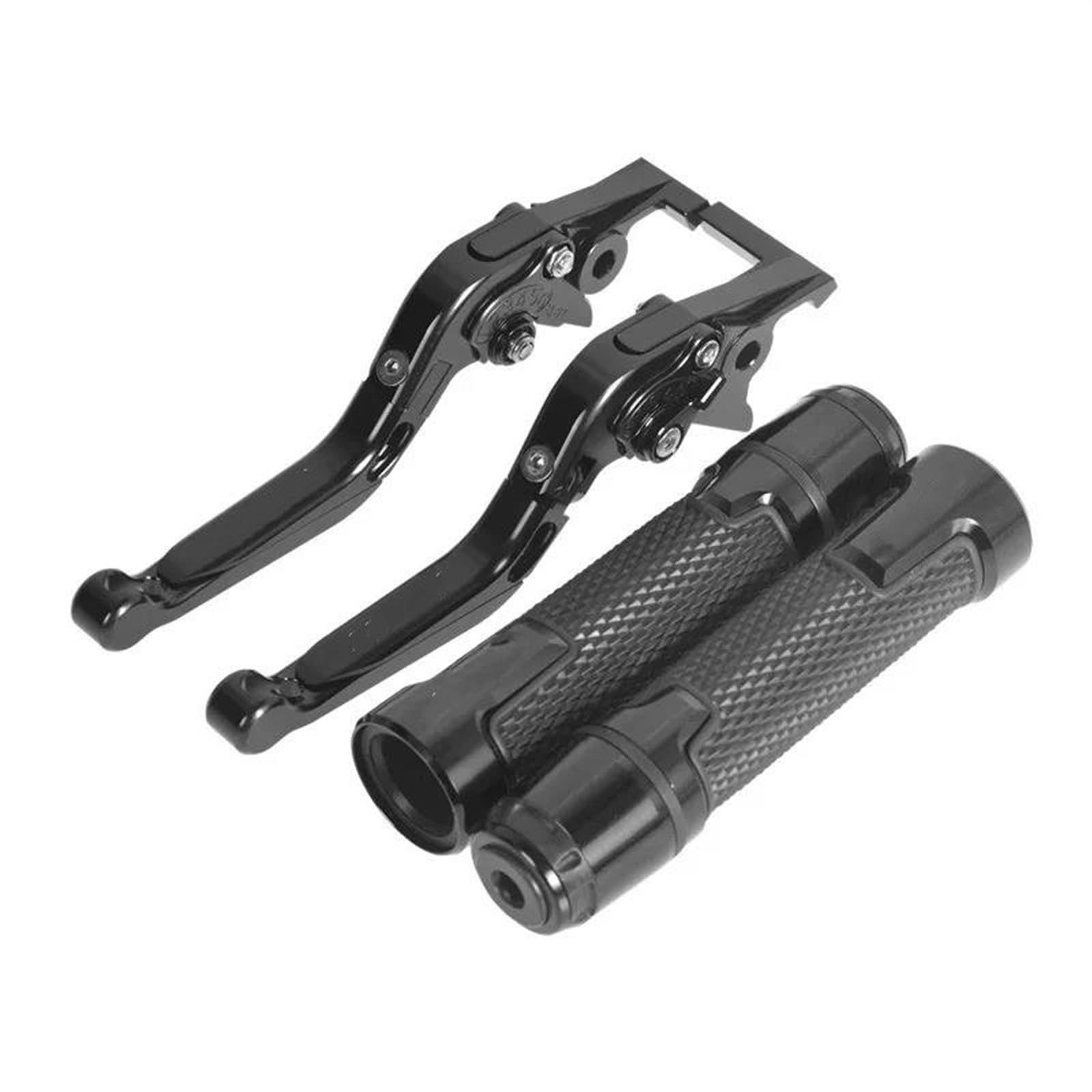 Bremshebel Für Xmax 250/300/400 Motorrad Bremse Kupplung Hebel Folding Erweiterbar Einstellbare Motorrad Teile Bremsgriff(Schwarz) von Cvgffs