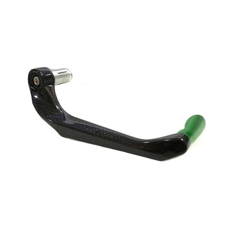 Bremshebel Motorrad Carbon Bremse Kupplung Hebel Protector Schutz Racing Straße ZX10R Z750-800-900-1000 MT07/09-10 R1 R6 S1000RR/ XR ER6N Bremsgriff(Brake Green) von Cvgffs