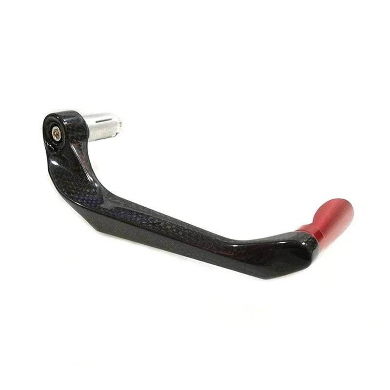 Bremshebel Motorrad Carbon Bremse Kupplung Hebel Protector Schutz Racing Straße ZX10R Z750-800-900-1000 MT07/09-10 R1 R6 S1000RR/ XR ER6N Bremsgriff(Brake Red) von Cvgffs