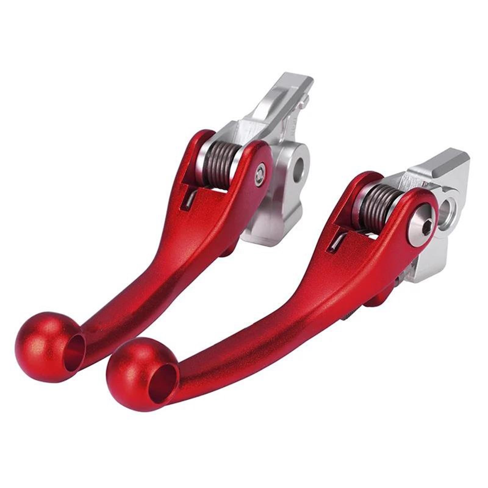 Bremshebel Motorrad-Schmiede-Aluminium-Titan-Legierung Bremskupplungshebel Für MC EX 125 250 300 250F 350F 450F 2021 2022 2023 Bremsgriff(Red) von Cvgffs