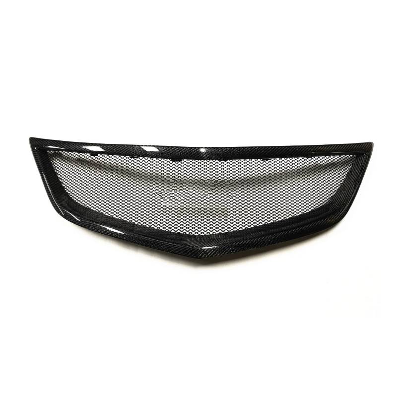 Front Kühlergrille Frills Für Acura ILX 2013 2014 2015 Racing Grills Kühlergrill Carbon Fiber Fiberglas Honeycomb Stil Auto Oberen Stoßfänger Haube Mesh Grid Gitter Kühlergrill(Carbon Fiber) von Cvgffs