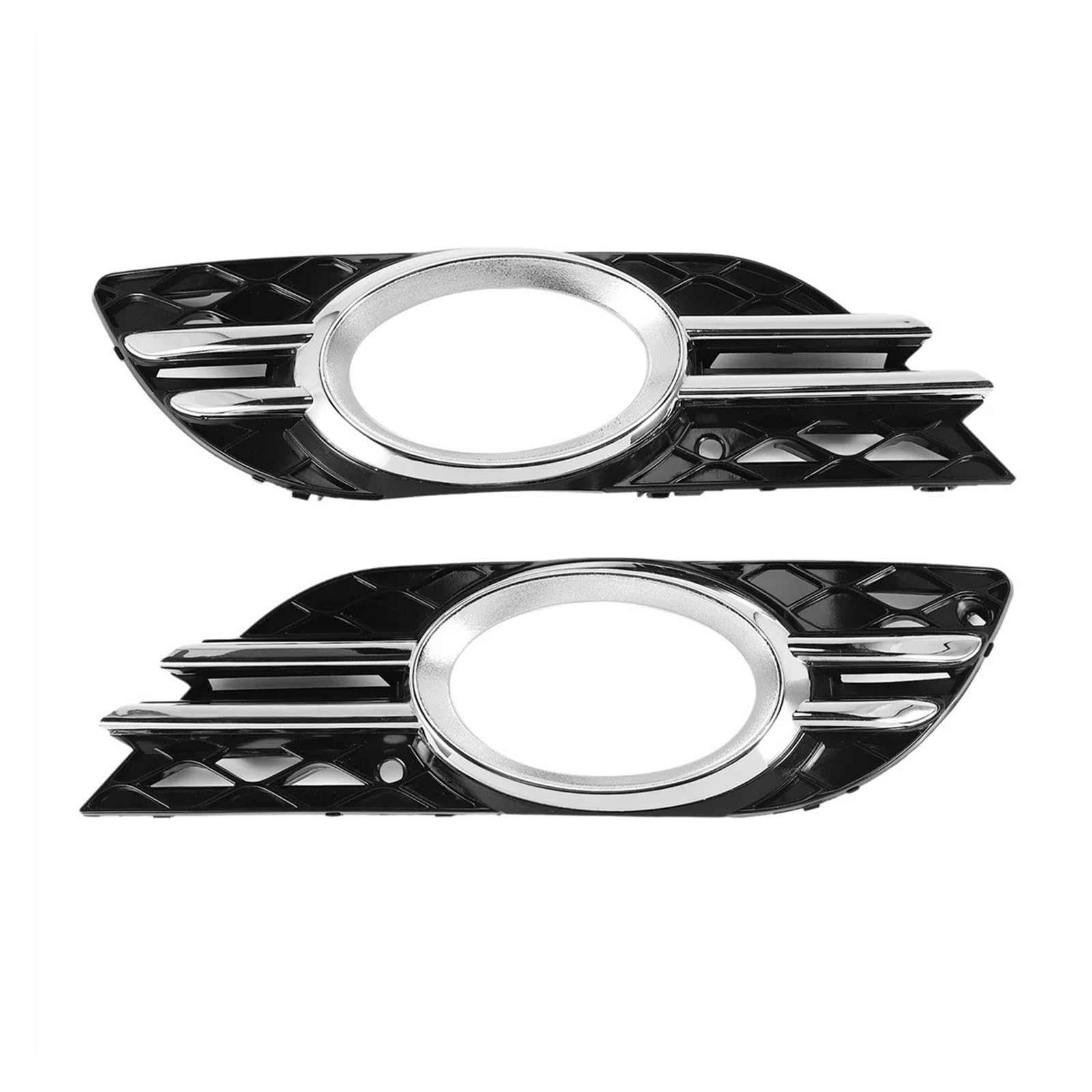 Front Kühlergrille Frills Für Benz E-Klasse W211 2007 2008 2009 OE A2118851174 A2118851274 Auto Front Nebelscheinwerfer Grill Chromverkleidung Set Gitter Kühlergrill von Cvgffs