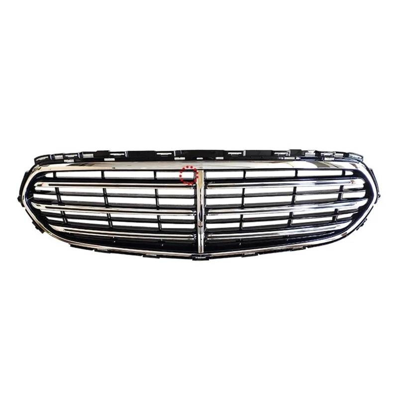 Front Kühlergrille Frills Für Benz E-Klasse W213 2021 2022 2023 A2138809703 A2138800240 Frontgrill Kühlergrill Air Intake Grid Stoßstange Zubehör Gitter Kühlergrill(No Camera Hole) von Cvgffs