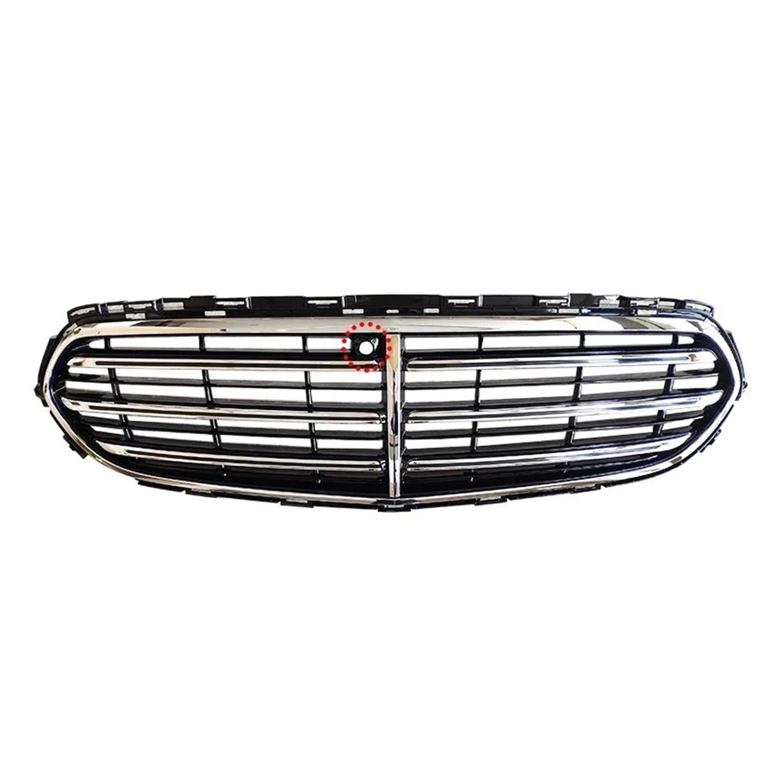 Front Kühlergrille Frills Für Benz E-Klasse W213 2021 2022 2023 A2138809703 A2138800240 Frontgrill Kühlergrill Air Intake Grid Stoßstange Zubehör Gitter Kühlergrill(with Camera Hole) von Cvgffs