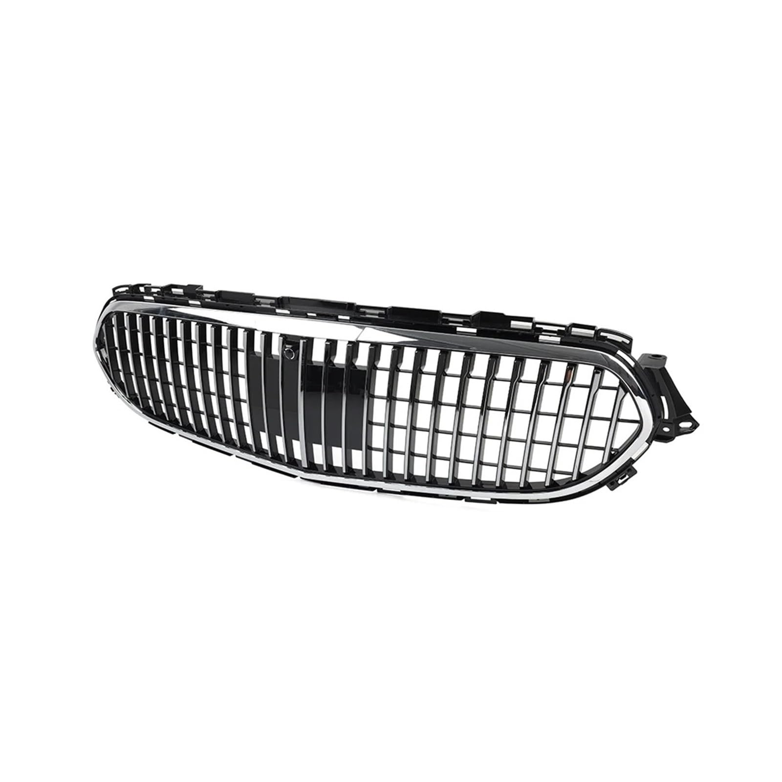 Front Kühlergrille Frills Für Benz E Klasse W213 2021 2022 2023 Auto Vorderen Stoßfänger Kühler Haube Grille w/Kamera Loch Chrom Gitter Kühlergrill von Cvgffs