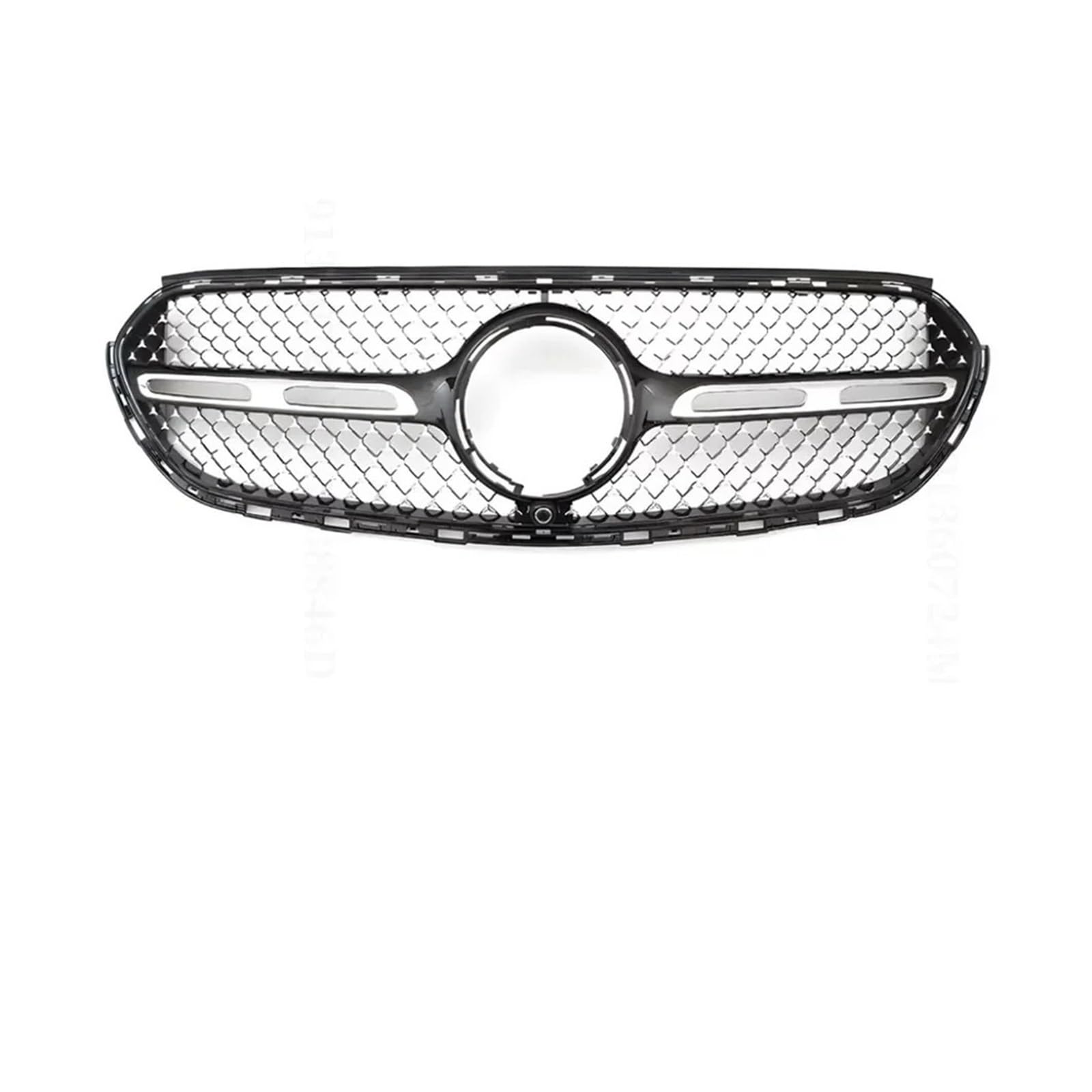 Front Kühlergrille Frills Für Benz Neu Für GLC Für X254 2022 2023 2024+ GT Diamond Style Frontkühlergrill Einlassgitter Mesh Grill Tuning Zubehör Gitter Kühlergrill(DM Black) von Cvgffs