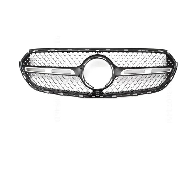 Front Kühlergrille Frills Für Benz Neu Für GLC Für X254 2022 2023 2024+ GT Diamond Style Frontkühlergrill Einlassgitter Mesh Grill Tuning Zubehör Gitter Kühlergrill(DM Black) von Cvgffs