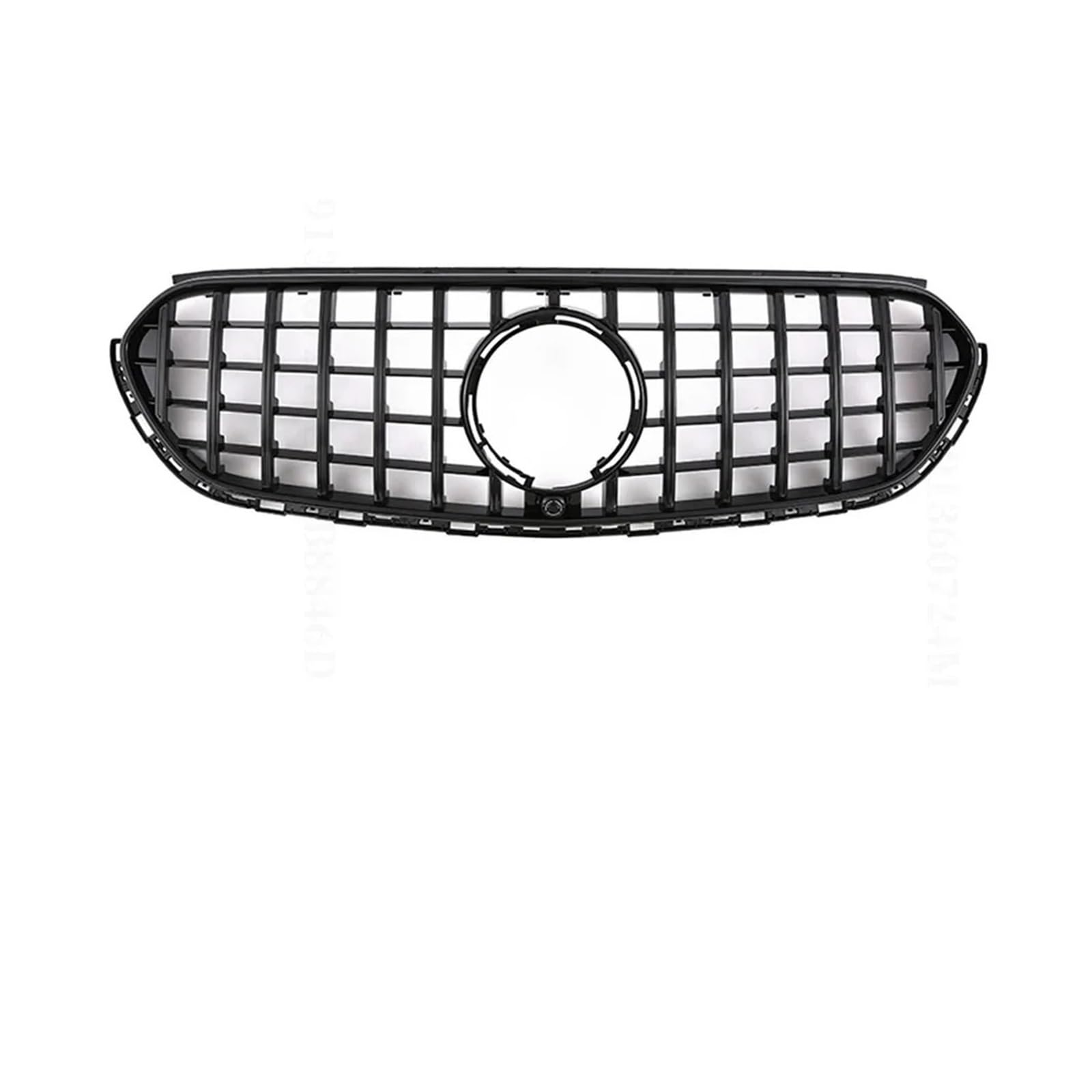 Front Kühlergrille Frills Für Benz Neu Für GLC Für X254 2022 2023 2024+ GT Diamond Style Frontkühlergrill Einlassgitter Mesh Grill Tuning Zubehör Gitter Kühlergrill(GT Black) von Cvgffs