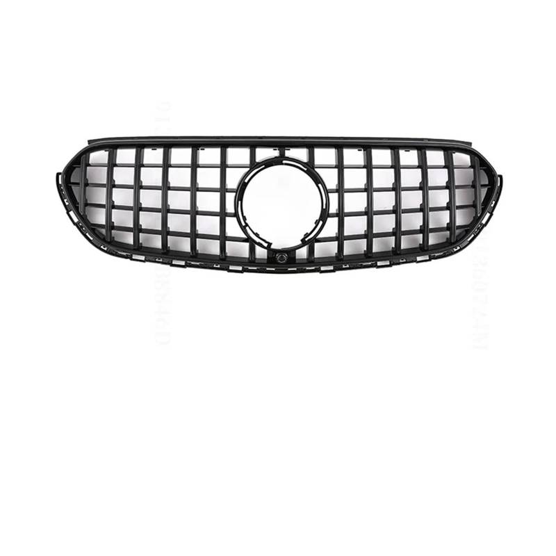 Front Kühlergrille Frills Für Benz Neu Für GLC Für X254 2022 2023 2024+ GT Diamond Style Frontkühlergrill Einlassgitter Mesh Grill Tuning Zubehör Gitter Kühlergrill(GT Black) von Cvgffs