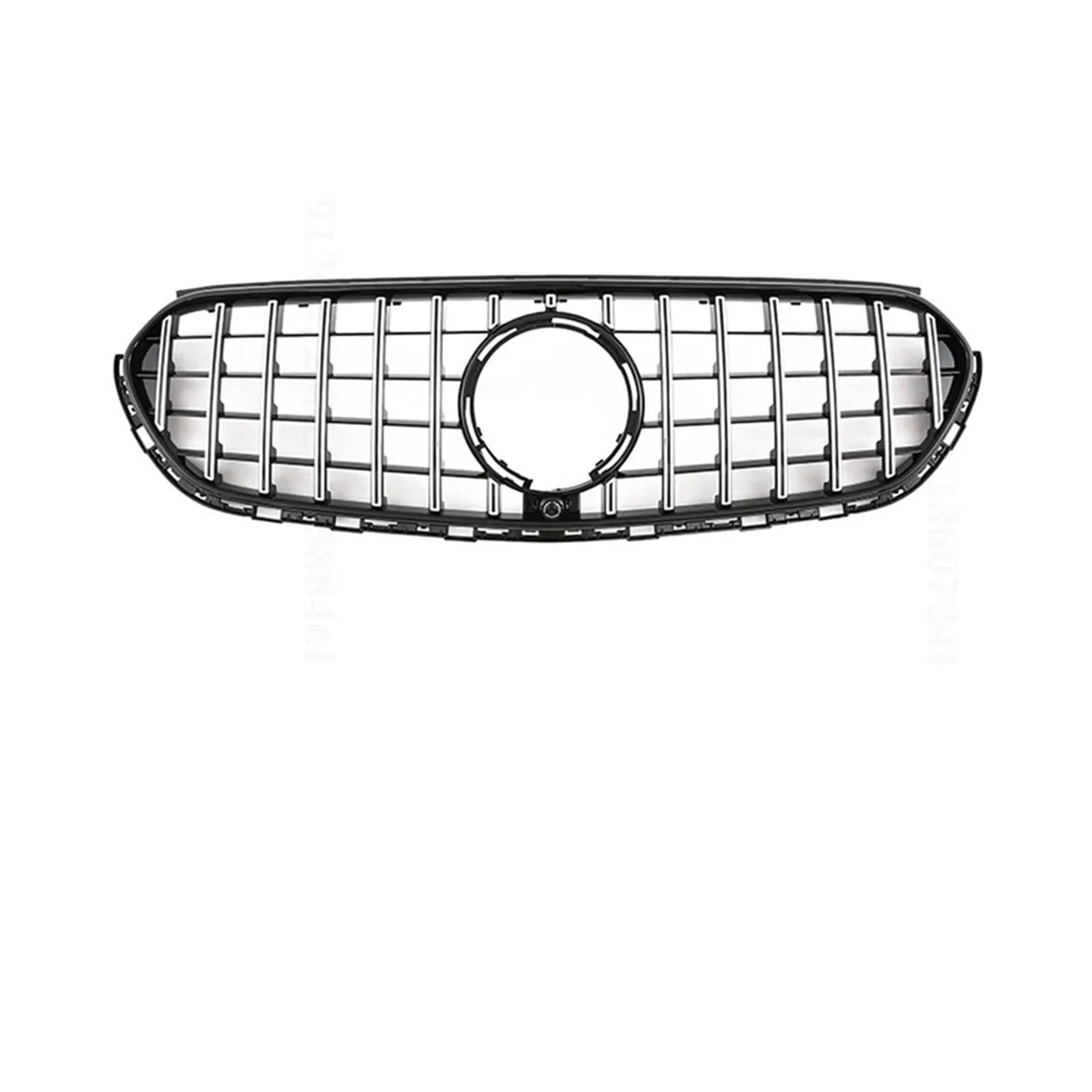 Front Kühlergrille Frills Für Benz Neu Für GLC Für X254 2022 2023 2024+ GT Diamond Style Frontkühlergrill Einlassgitter Mesh Grill Tuning Zubehör Gitter Kühlergrill(GT Silvery) von Cvgffs