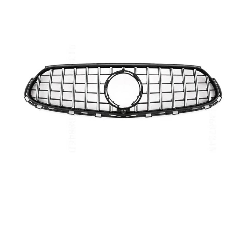 Front Kühlergrille Frills Für Benz Neu Für GLC Für X254 2022 2023 2024+ GT Diamond Style Frontkühlergrill Einlassgitter Mesh Grill Tuning Zubehör Gitter Kühlergrill(Sport GT Silvery) von Cvgffs