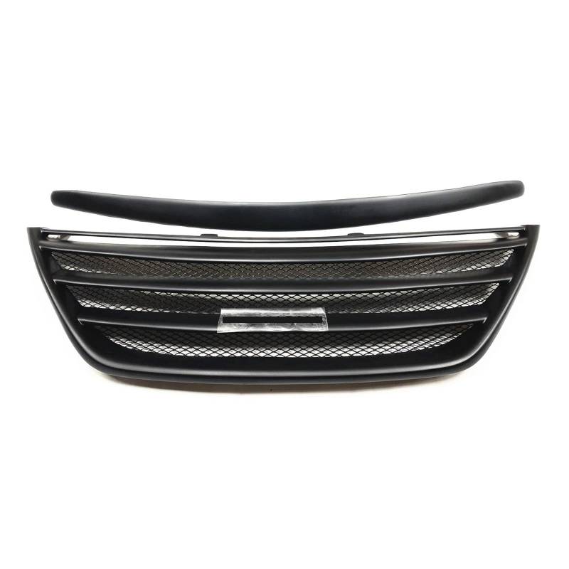 Front Kühlergrille Frills Für Hyundai Für Genesis 2009–2014 Limousine Sport Kühlergrill + Halterung Trim Carbon Fiber/Fiberglas Oberen Stoßfänger Haube Mesh Grid Gitter Kühlergrill(Fiberglass) von Cvgffs