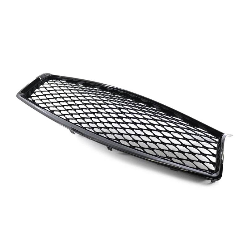 Front Kühlergrille Frills Für Infiniti Für Q50 Für Q50S 2014 2015 2016 2017 Honeycomb Frontstoßstange Center Upper Mesh Grille Grill Autozubehör Gitter Kühlergrill(Glossy Black) von Cvgffs