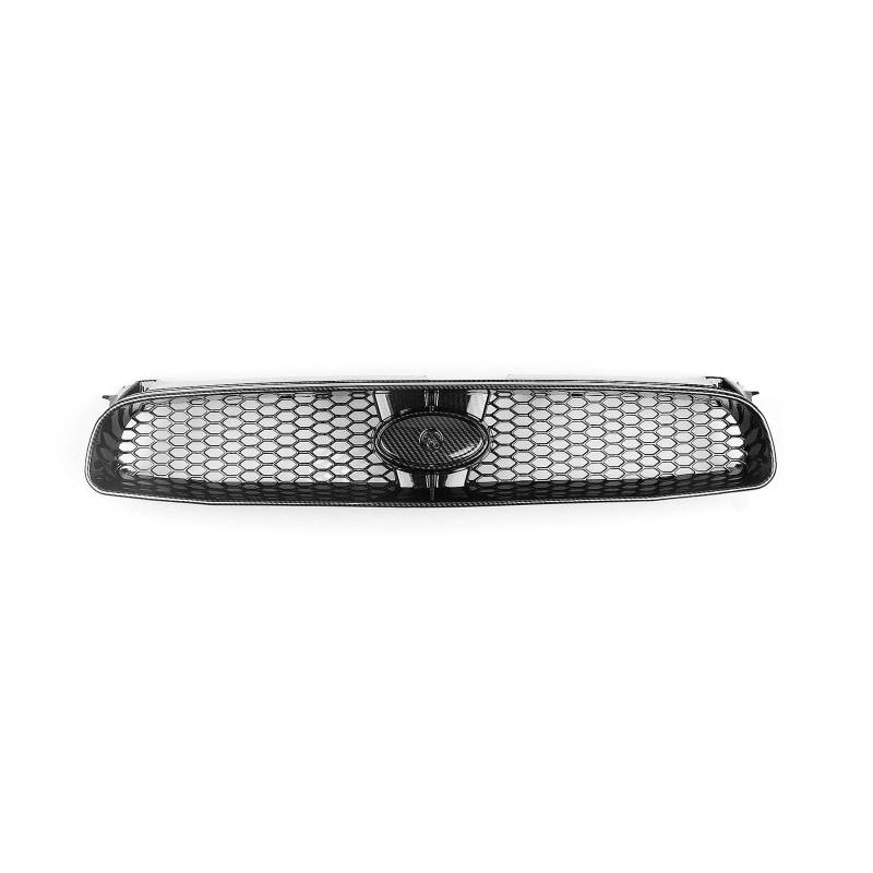 Front Kühlergrille Frills Für Subaru Für Impreza 8. 2004 2005 Kühlergrill Racing Grill Carbon Fiber Look/Glanz/Matt Schwarz Auto Oberen Stoßfänger Haube Mesh Grid Gitter Kühlergrill(Carbon Fiber Look) von Cvgffs