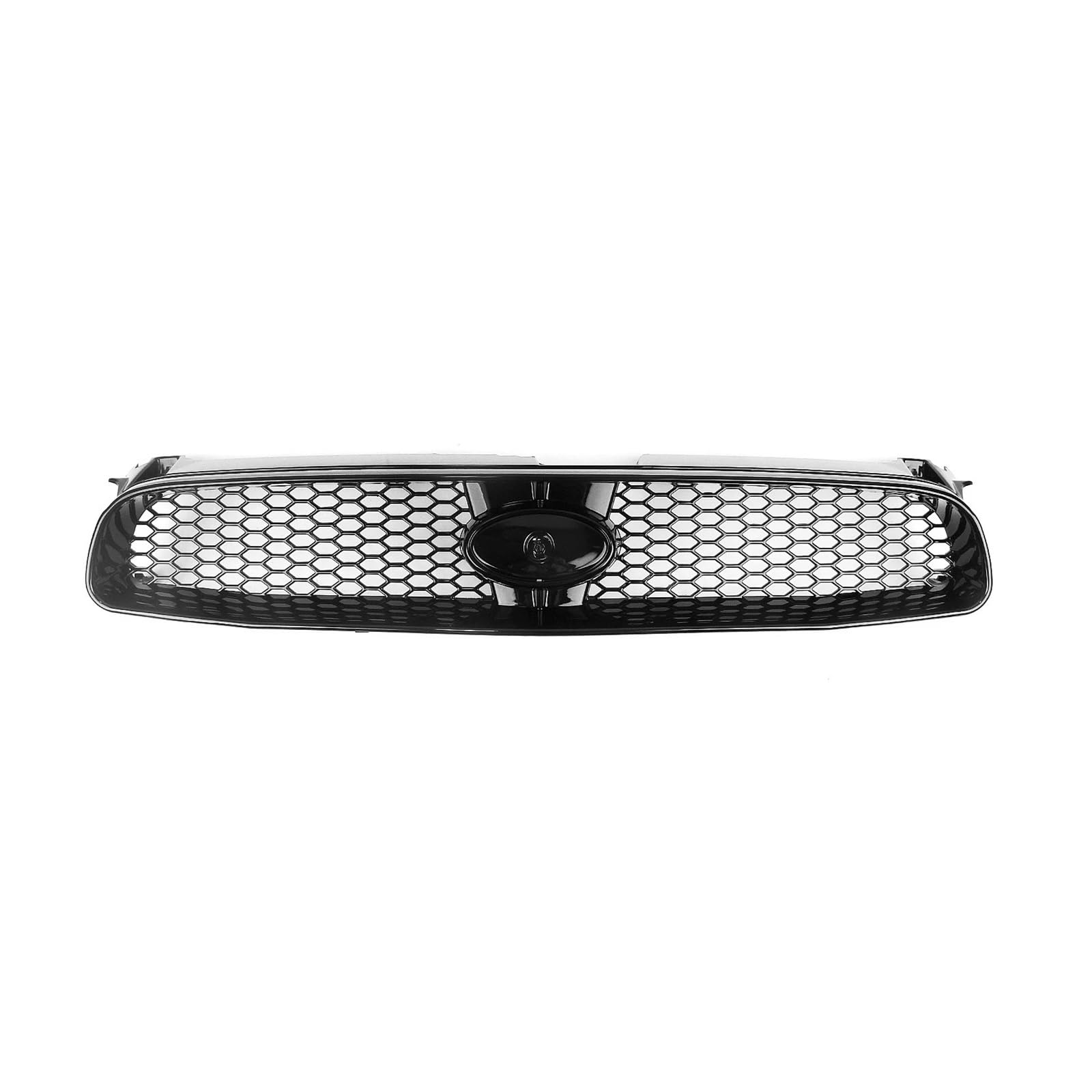 Front Kühlergrille Frills Für Subaru Für Impreza 8. 2004 2005 Kühlergrill Racing Grill Carbon Fiber Look/Glanz/Matt Schwarz Auto Oberen Stoßfänger Haube Mesh Grid Gitter Kühlergrill(Gossy Black) von Cvgffs