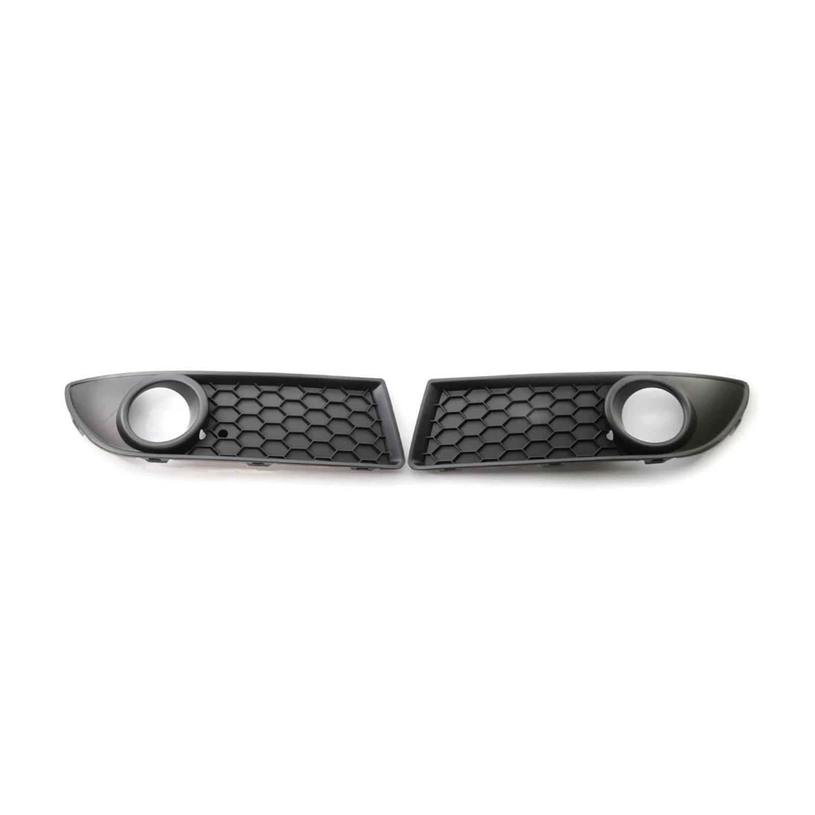 Front Kühlergrille Frills Für VW Für Polo Für GTI 2006-2009 MK4 9N3 1 Paar Auto Frontstoßstange Unterer Nebelscheinwerfer Entlüftungsgrill Grillabdeckungsgehäuse ABS Schwarz Gitter Kühlergrill(1 Pair von Cvgffs