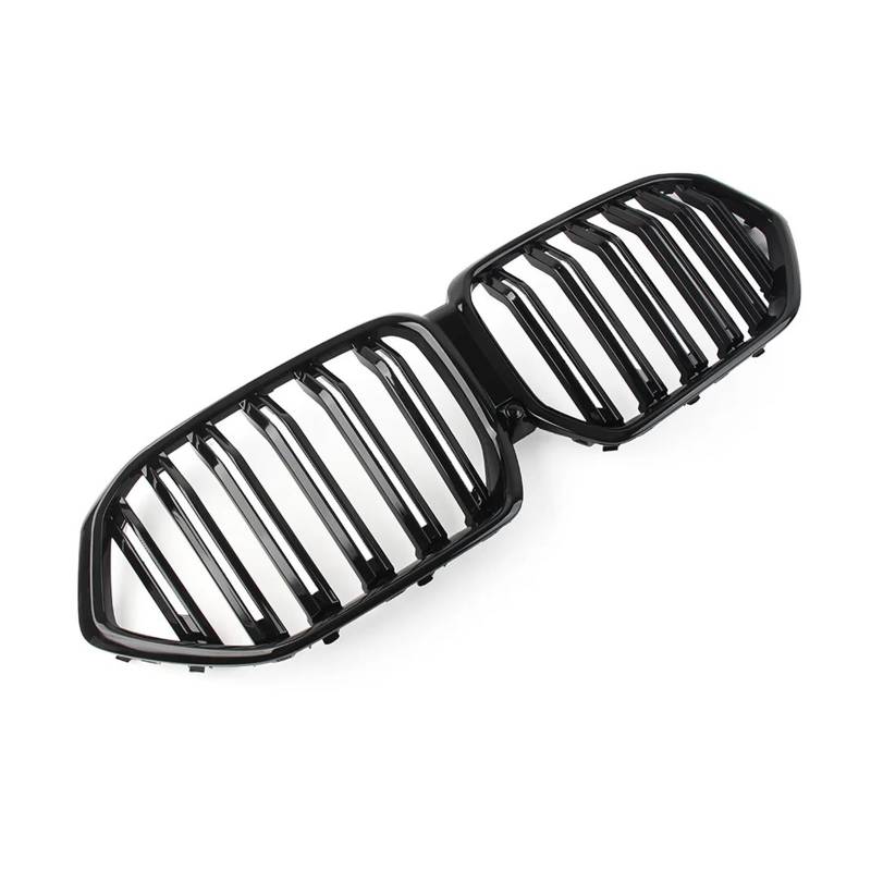 Front Kühlergrille Frills Für X6 G06 2020 2021 2022 2023 51712467263 51138745303 51138080761 Glänzend Schwarz Auto Front Niere Grill Gitter Kühlergrill(Double Line) von Cvgffs