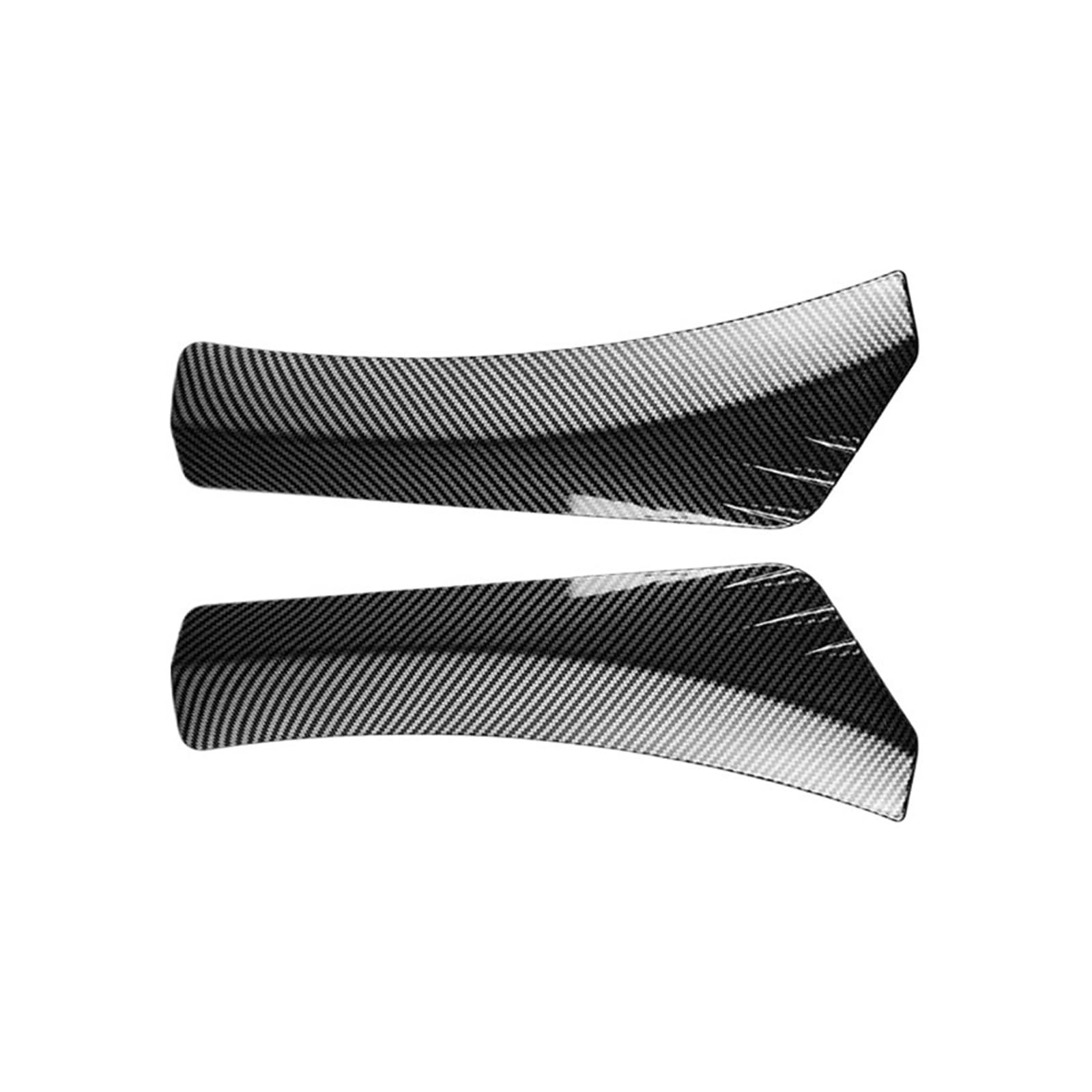 Frontstoßstange Spoiler Auto Umrüstung Front Schaufel Kleine Umgeben Auto Dekoration Front Lip Auto Sport Wrap Winkel Frontstoßstange Lip(Carbon Fibre) von Cvgffs