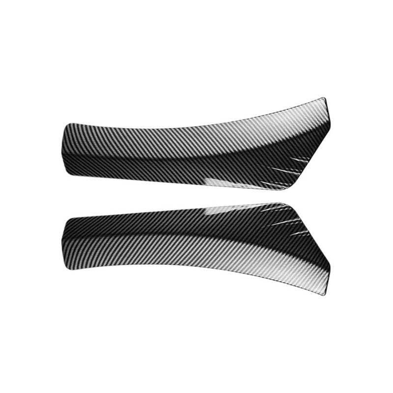 Frontstoßstange Spoiler Auto Umrüstung Front Schaufel Kleine Umgeben Auto Dekoration Front Lip Auto Sport Wrap Winkel Frontstoßstange Lip(Carbon Fibre) von Cvgffs