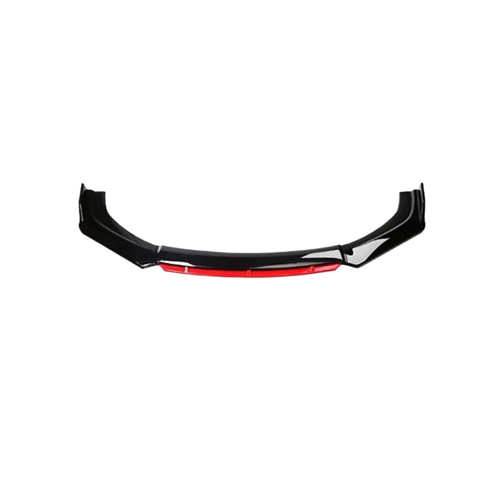 Frontstoßstange Spoiler Für A3 Für A4 Für A6 Für Q3 S3 S4 S6 B6 B7 B8 B8.5 Limousine Frontschürze Lippe Kinn Spoiler Splitter Diffusor Bodykit Universal Frontstoßstange Lip(Black Red) von Cvgffs