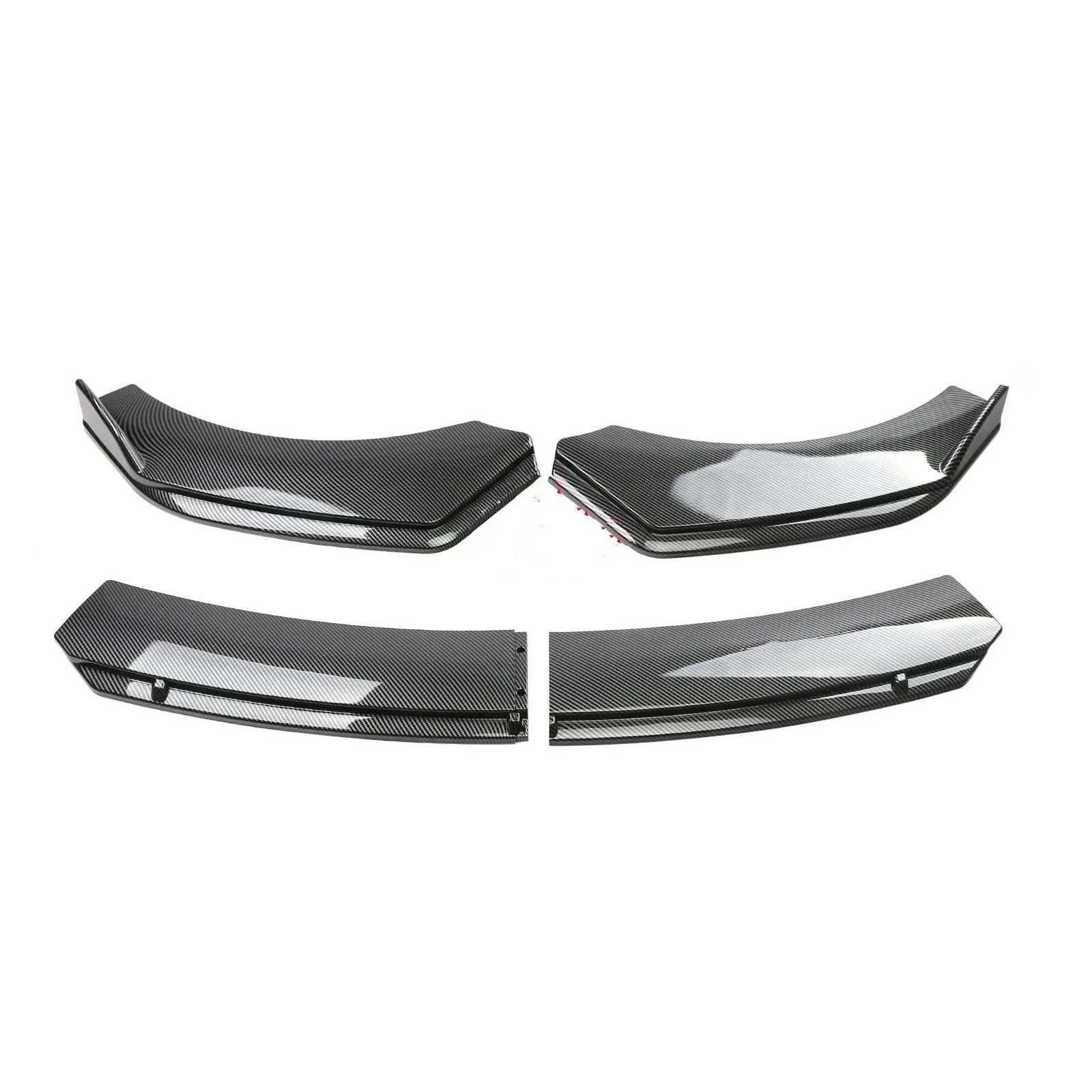 Frontstoßstange Spoiler Für A4 Für A5 Für A6 S4 S5 Auto Front Körper Stoßstange Spolier Lippe Kinn Diffusor Splitter Air Dam Kit Schutz Schutz Abdeckungen Frontstoßstange Lip(Carbon Fiber) von Cvgffs