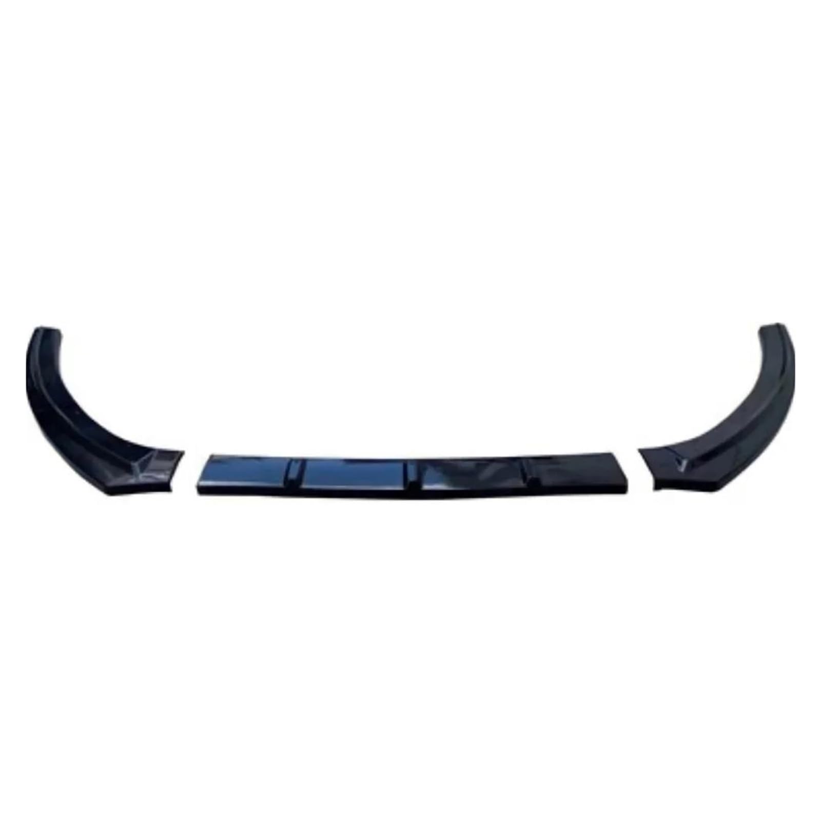 Frontstoßstange Spoiler Für Citroen Für C4 2011-2018 Body Kit Autozubehör Spoiler Splitter Diffusor Klappe Stoßstange Außenteile 3 Stück Frontstoßstangenlippe Frontstoßstange Lip(Schwarz) von Cvgffs