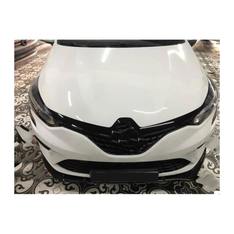 Frontstoßstange Spoiler Für Clio 5 2019-2022 Body Kit Autozubehör Spoiler Splitter Diffusor Klappe Sport Außenteile 3 Stück Frontstoßstange Lippe Frontstoßstange Lip(SİLVER) von Cvgffs