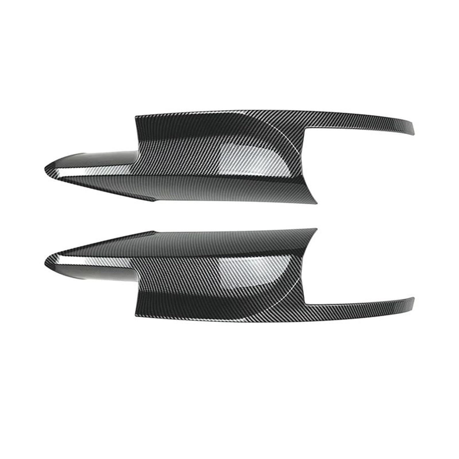 Frontstoßstange Spoiler Für F10 F11 Für M5 2011 2012 2013 2014 2015 2016 2017 SCHWARZ GLANZ Front Stoßstange Seite Splitter Abdeckung Nebel Lampe Intake Spoiler Lip Frontstoßstange Lip(Carbon fiber lo von Cvgffs