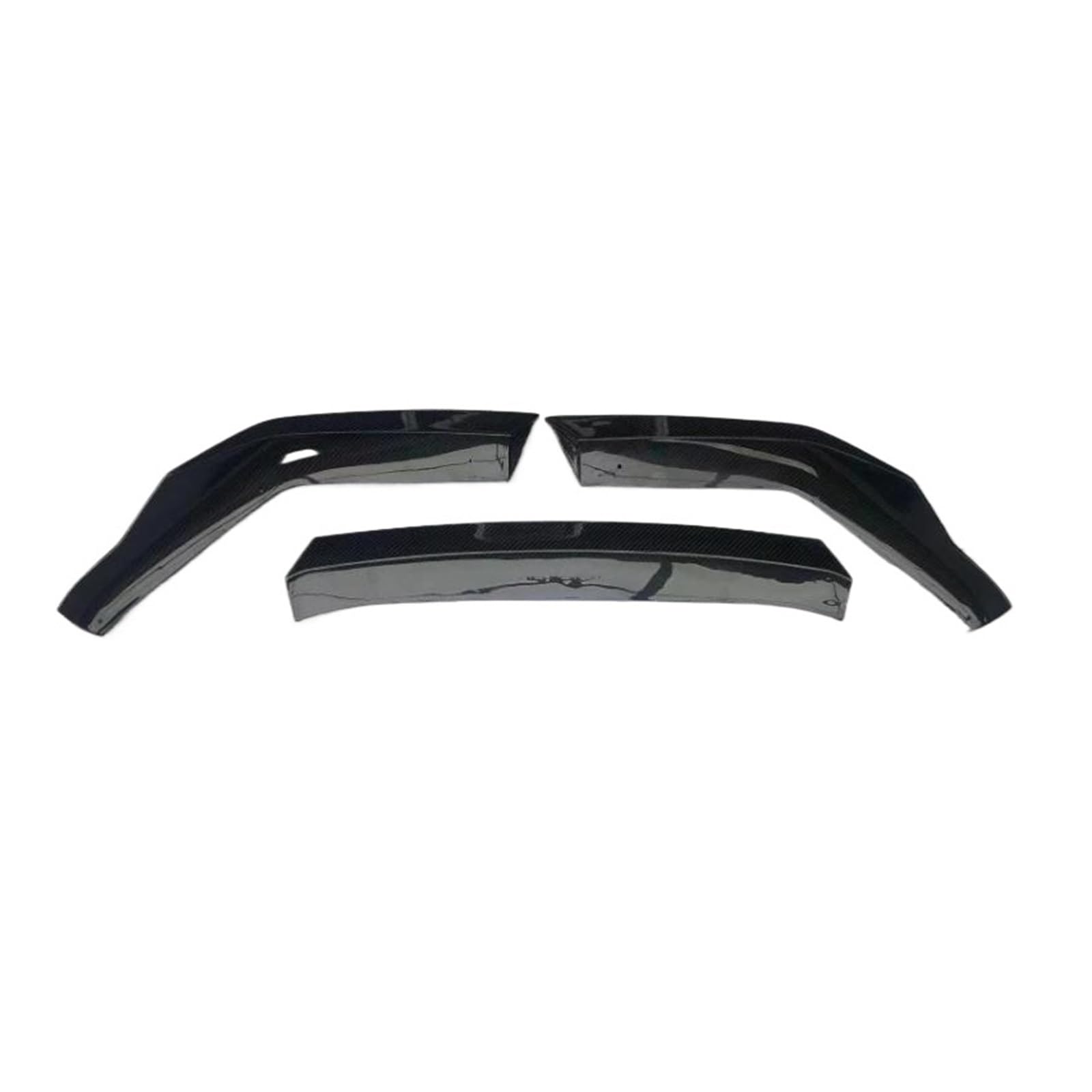 Frontstoßstange Spoiler Für F90 2021+ Dry Carbon Fiber Front Stoßstange Lip Diffusor Klinge Seite Splitter Auto Zubehör Körper Kits 3PCS Spoiler Frontstoßstange Lip von Cvgffs